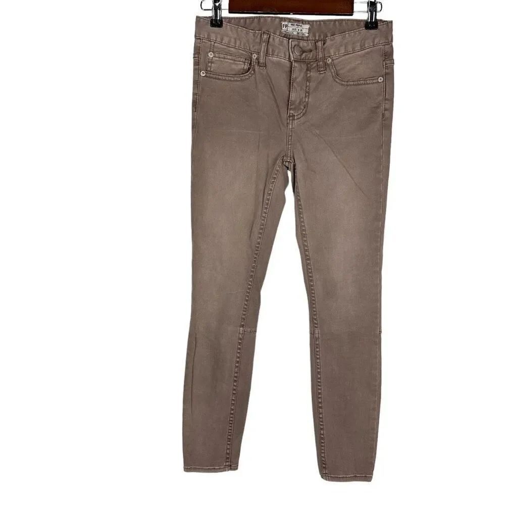 Free People High Rise Stretch Skinny Jeans Size W 26 61855-16515125